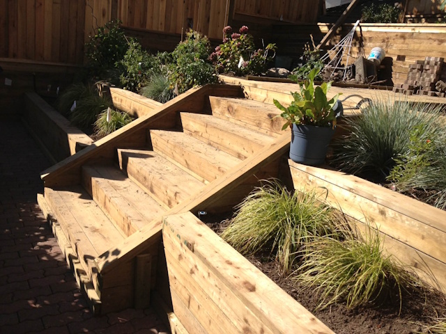 A fencing installation done by West Coast Fencing, displayed as a work sample.